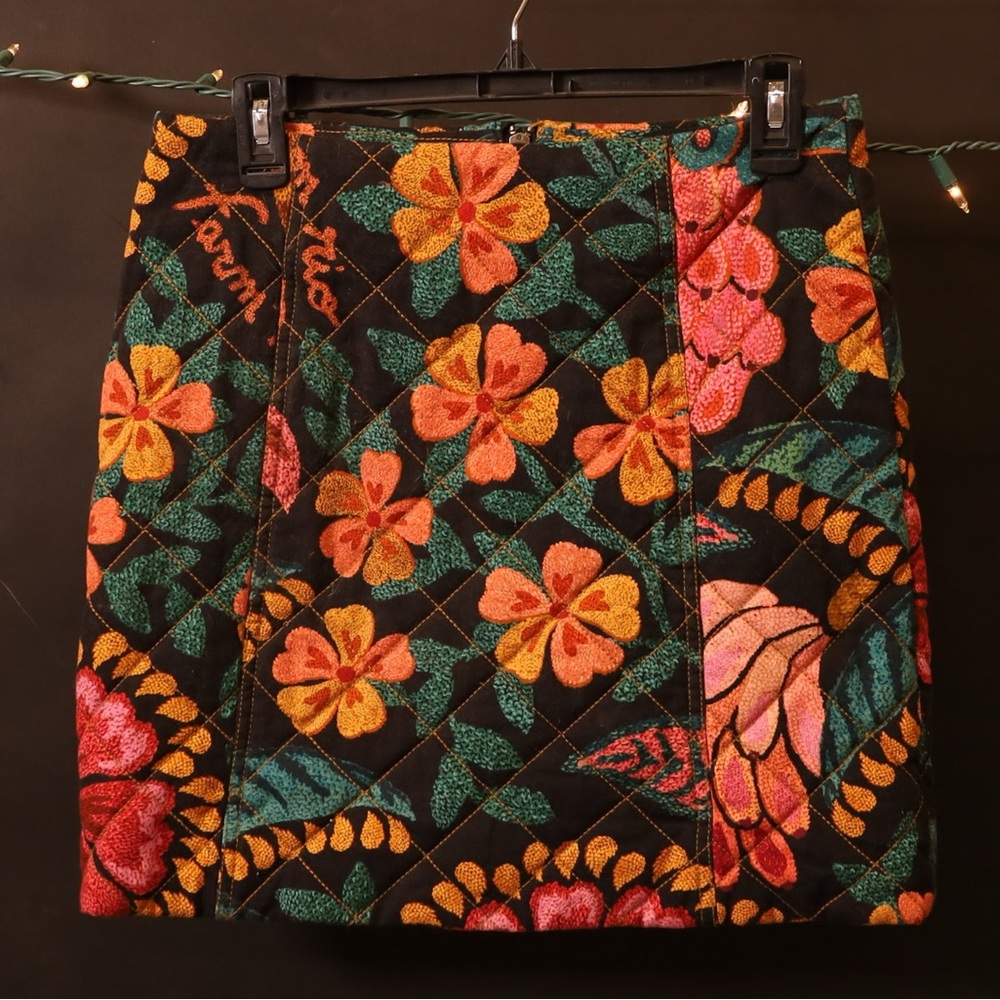 Farm Rio Cotton Mini Skirt